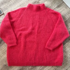 Jacque & KoKo Mohair/Acrylic sweater, peach, no size tag